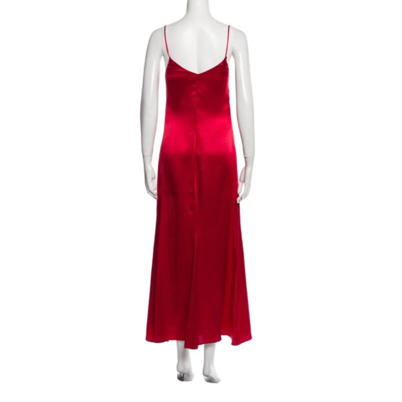 Reformation Parma Silk Red Slip Midi Dress size XS - Picture 4 of 4